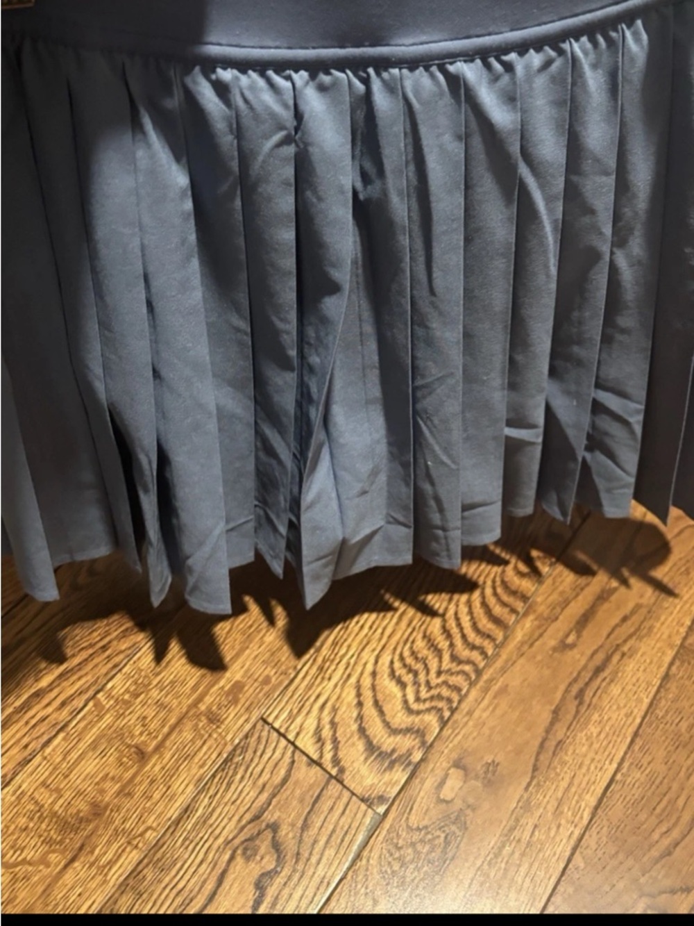 lululemon athletica Gray Pleated Circle Skirt